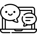 Cam to cam video chat icon